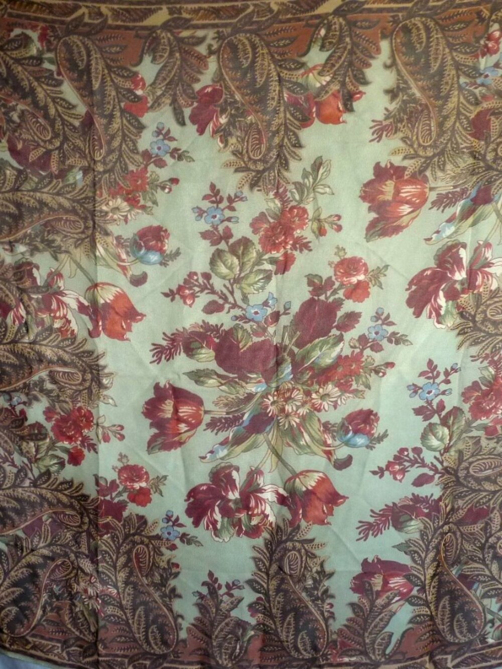 Ralph Lauren floral silk scarf